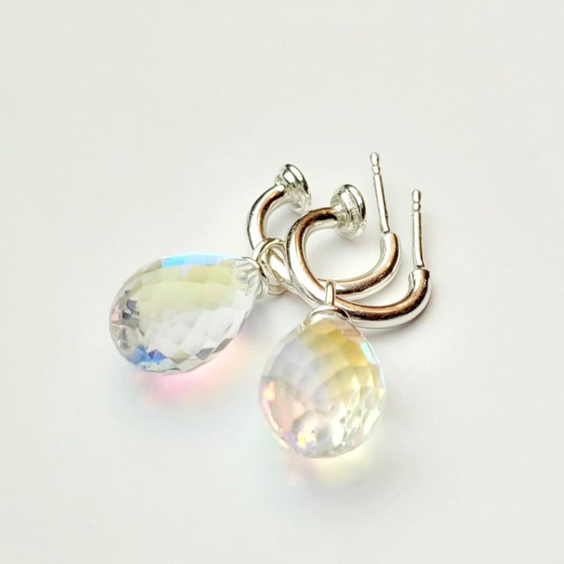 Creol med dråpe mystic quartz